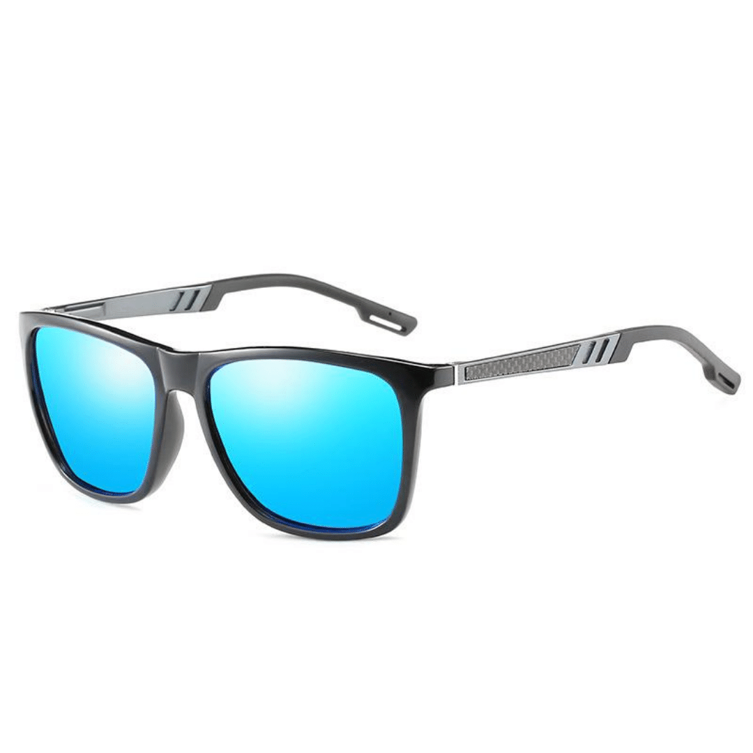 Unisex Polarized Retro Square Metal Sunglasses Frostbite - Ever Collection NYC