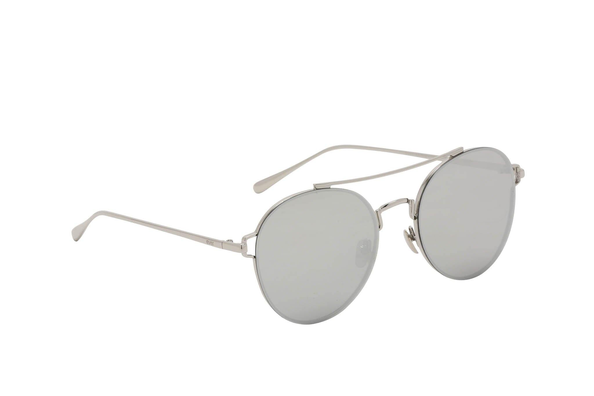 Unisex Round Metal Sunglasses Ground Round - Ever Collection NYC