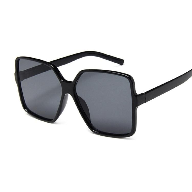 Black square oversized sunglasses Maria - Ever Collection NYC