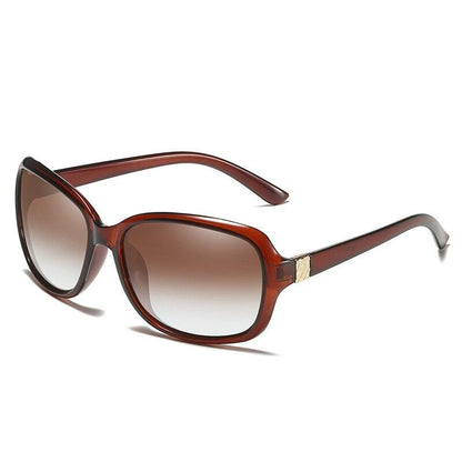 Round Polarized Sunglasses for Women 2021 Black Oversized Retro Vintage Big Sun Glasses Shades For Women - Ever Collection NYC