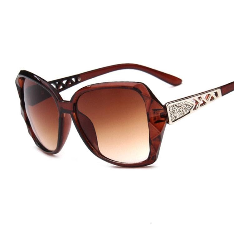 Women's oversized square Jeweled sunglasses Ditas - Ever Collection NYC