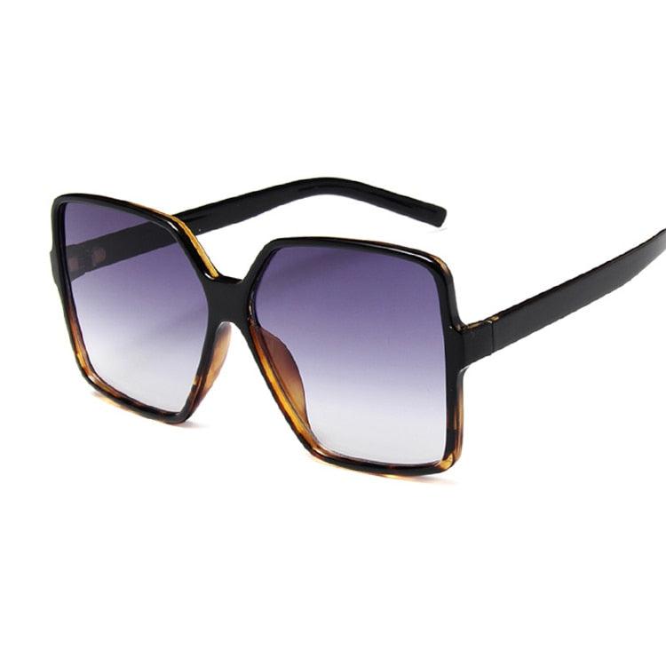 Black square oversized sunglasses Maria - Ever Collection NYC