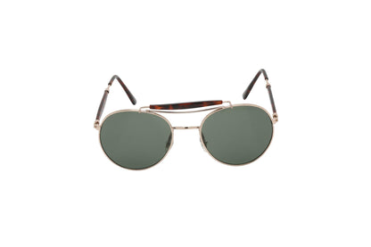 Unisex Round Brow Line Metal Atlas Sunglasses - Ever Collection NYC