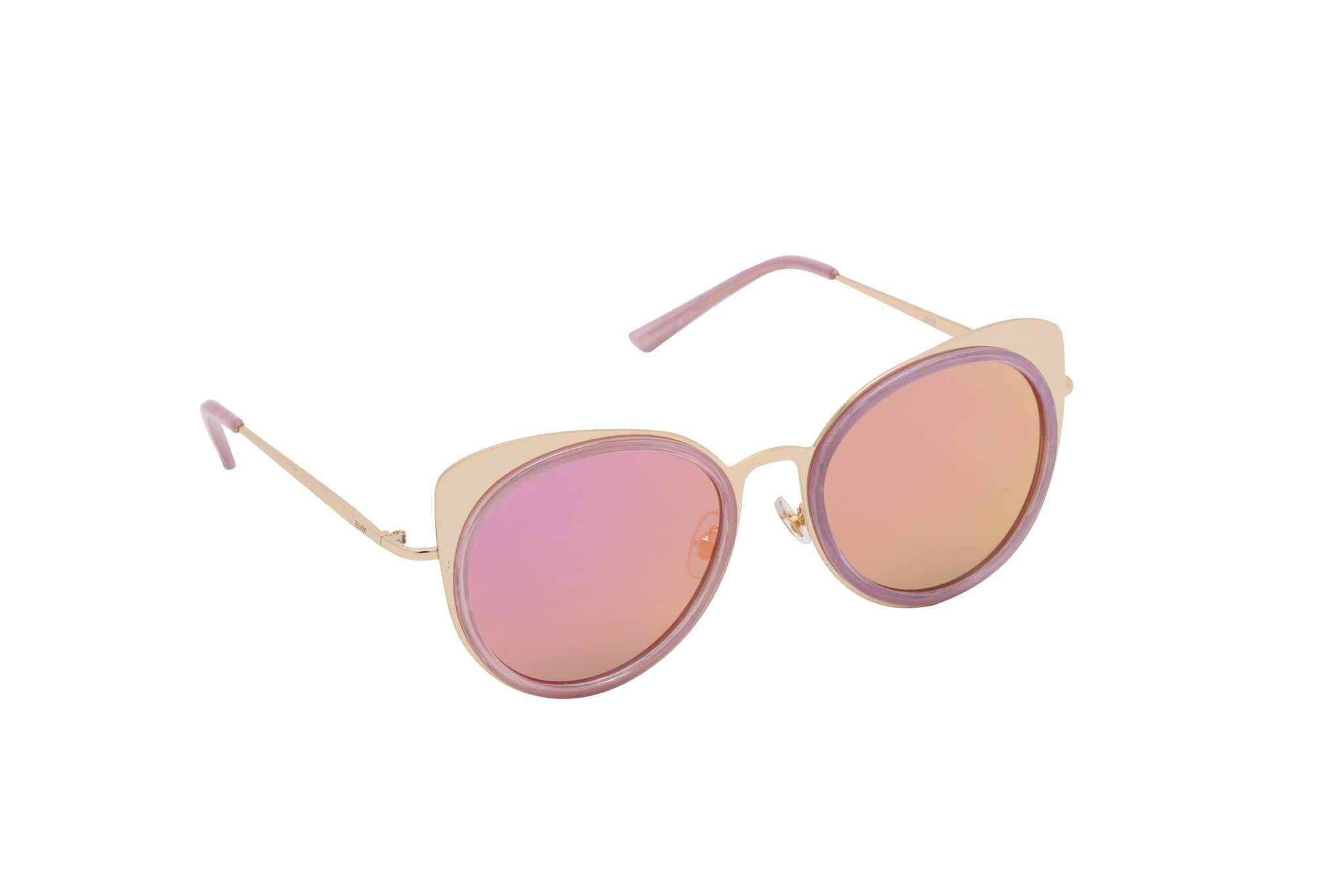 Women Round Metal Cat Eye Sunglasses Cat Walk - Ever Collection NYC