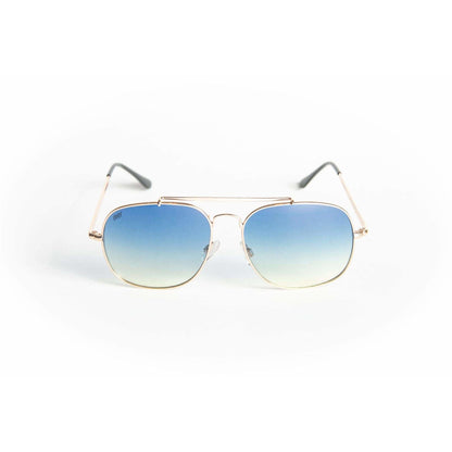 Unisex Polarized Aviators With Brow Bar Sunglasses Entourage - Ever Collection NYC