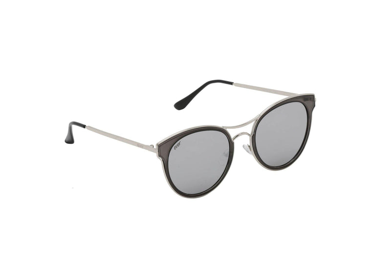 Unisex Round Acetate Semi Rimless Sunglasses - Ever Collection NYC