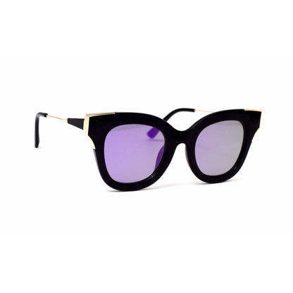 Women Round Frame Cat Eye Bewitched Sunglasses - Ever Collection NYC